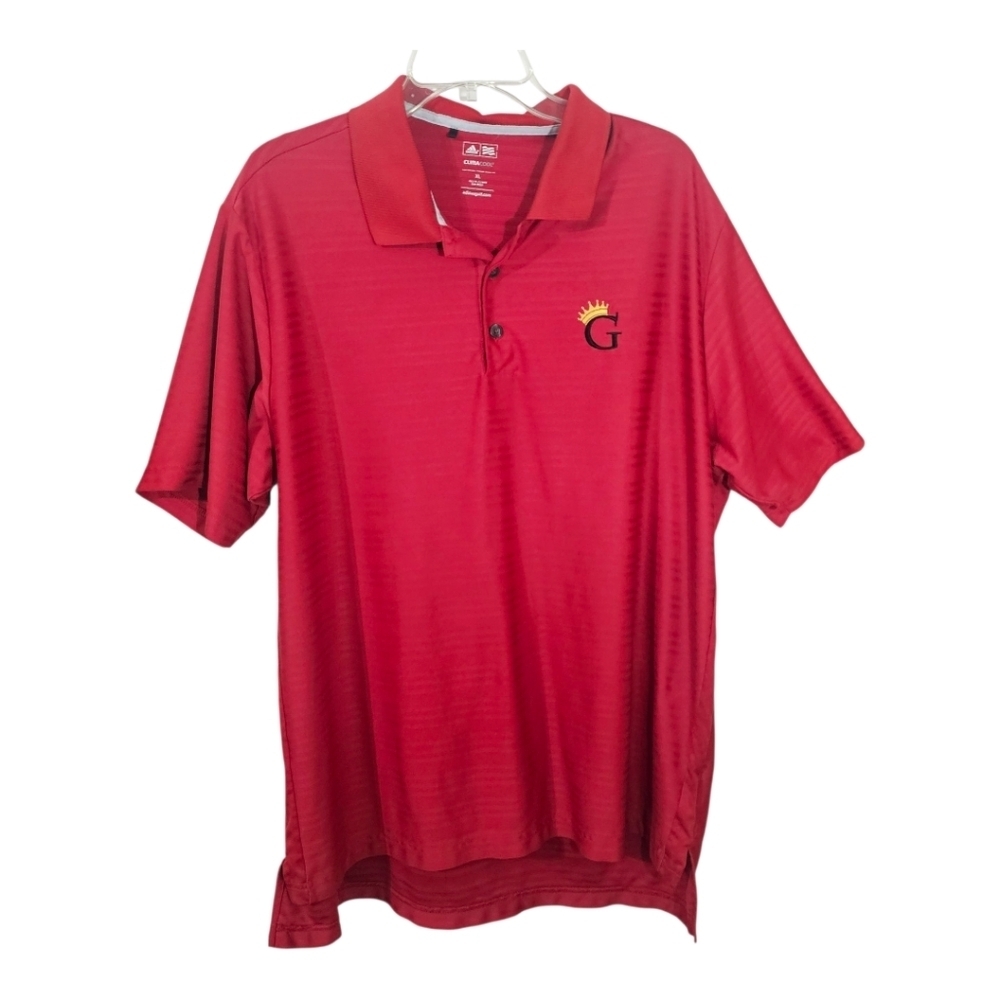 Adidas Climacool XL Red Golf Shirt – Limited Edition “G with Crown”
